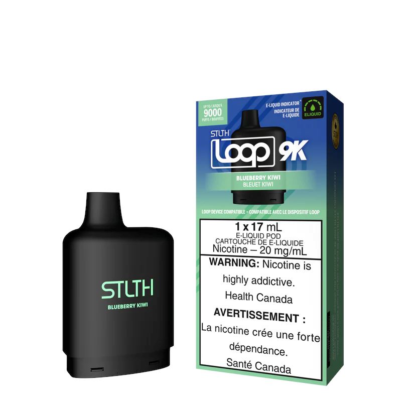 Blueberry Kiwi - STLTH Loop 9K Disposable STLTH LOOP 20mg - 2% 