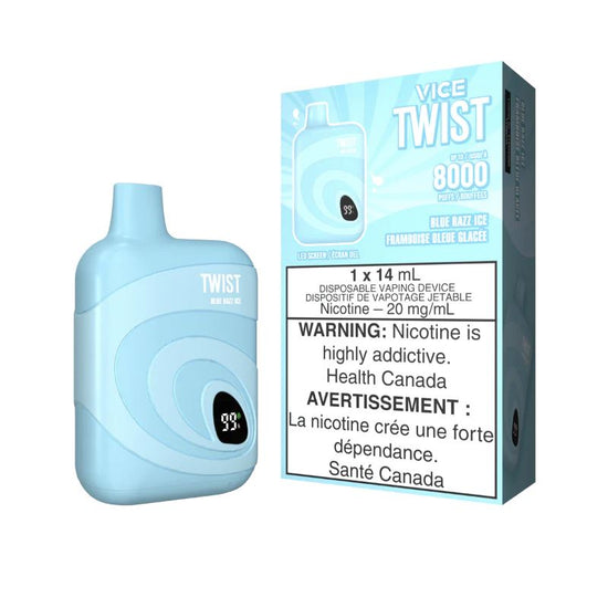 Blue Razz Ice - Twist Disposable Vice 