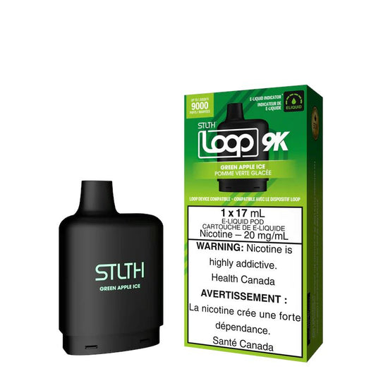 Green Apple Ice - STLTH Loop 9K Disposable STLTH LOOP 20mg - 2% 