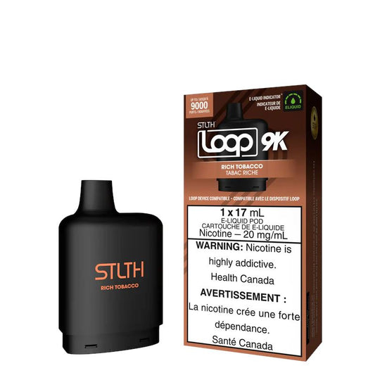 Rich Tobacco - STLTH Loop 9K Disposable STLTH LOOP 20mg - 2% 