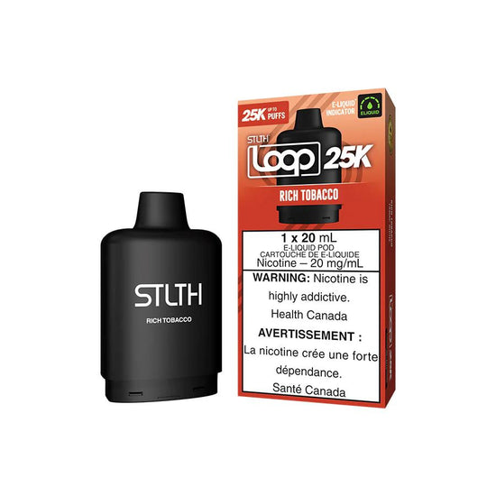 Rich Tobacco - STLTH Loop 25k Disposable STLTH LOOP 20mg - 2% 