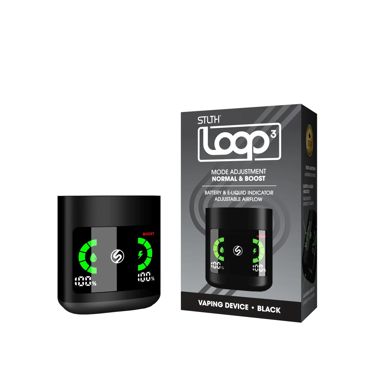 STLTH Loop 3 Device Closed Pod System STLTH LOOP Black 